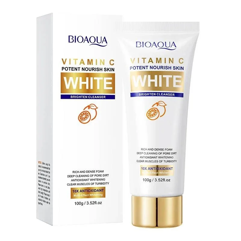 BIOAQUA VITAMIN C FACE WASH β BRIGHTENING & OIL CONTROL CLEANSER 100G