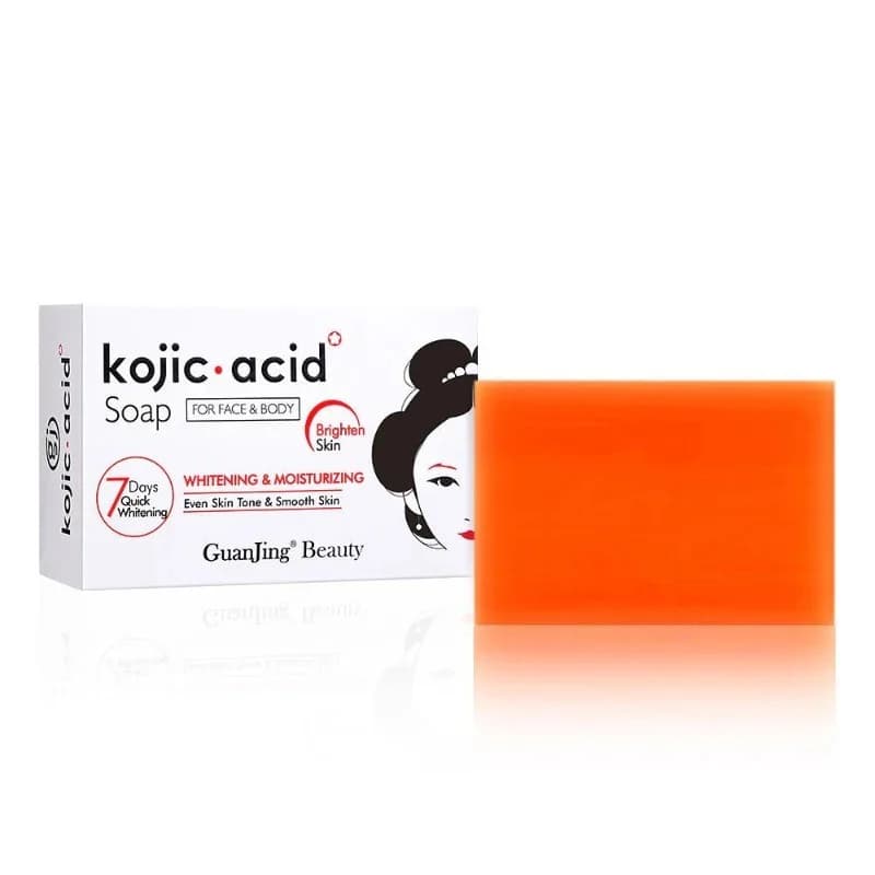 GUANJING KOJIC ACID BRIGHTENING SOAP β FOR FACE & BODY 120G